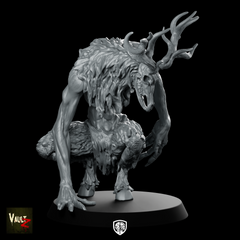 Wendigo WPM Miniature Wendigo Antlered Undead Creature