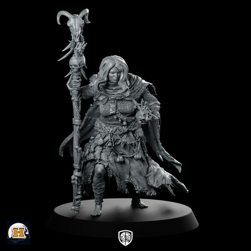 Witch Of Berkeley 32Mm Miniature Witch Shaman