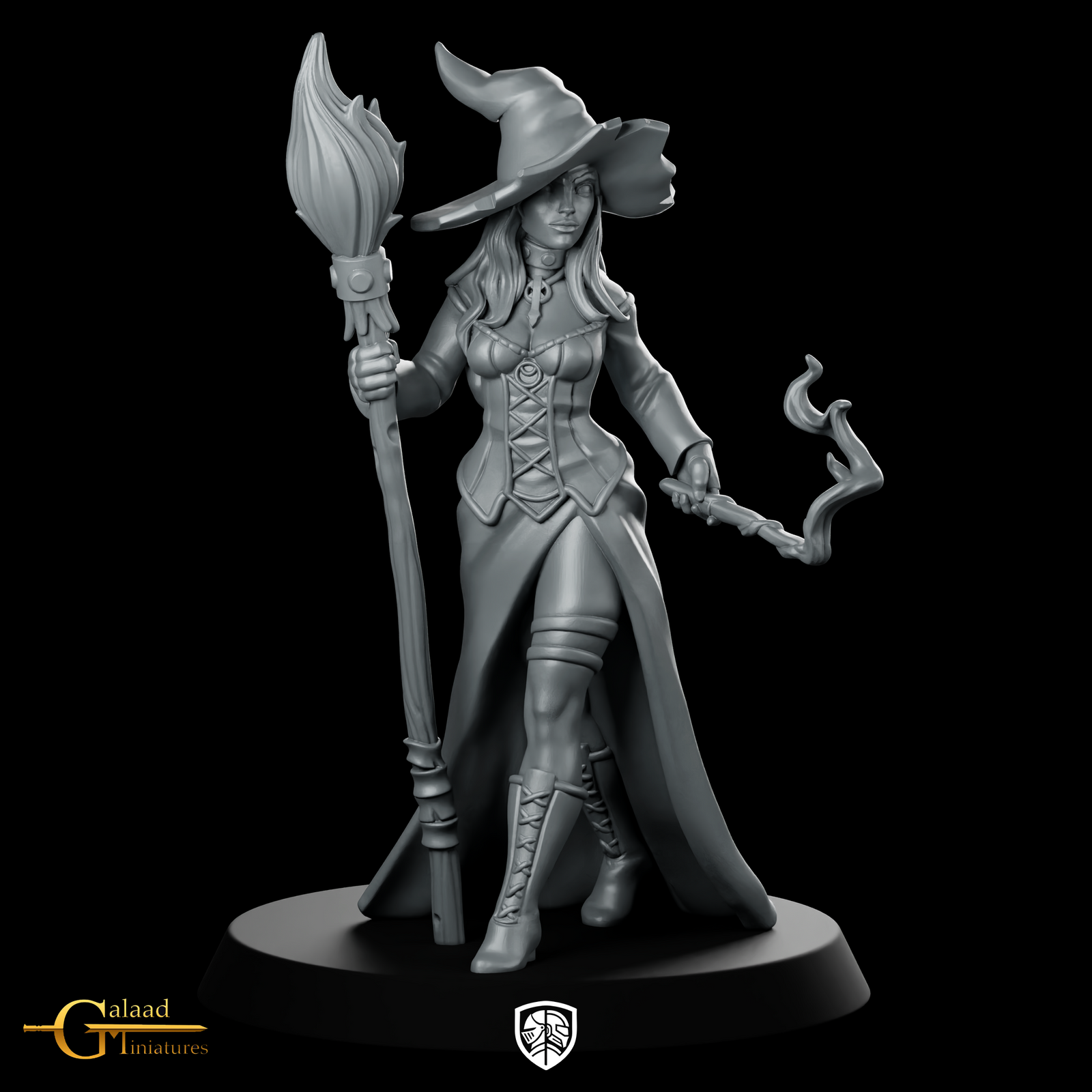 Witch Wand Miniature Witch Sorceress Mage