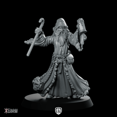 Wizard Christmass Miniature Wizard Mage Alchemist - CrossLances - We Print Miniatures
