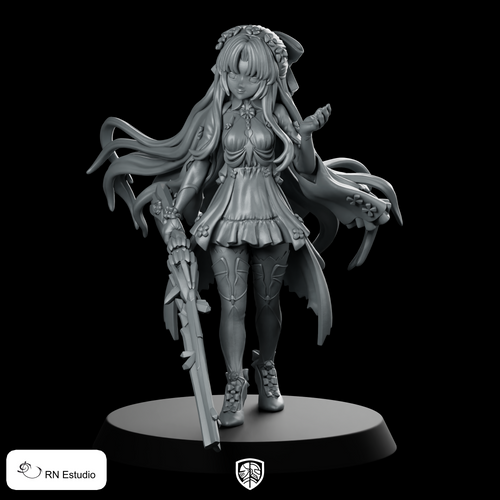 Wuwa Charlotte Product Render Miniature Blossom Sorceress