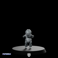 Yautja Toddler Sci Fi Miniature Alien Creature