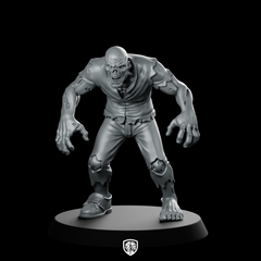 Zombie Shambling Miniature Bald Undead Walker