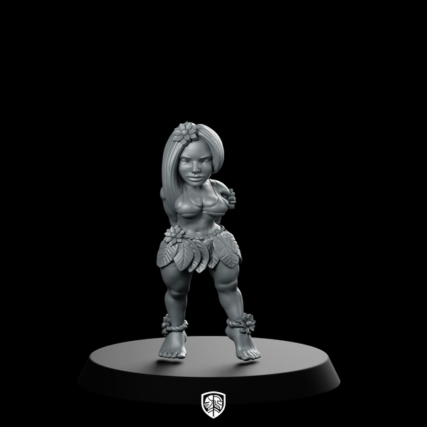 Miniature Island Dancer Pinup