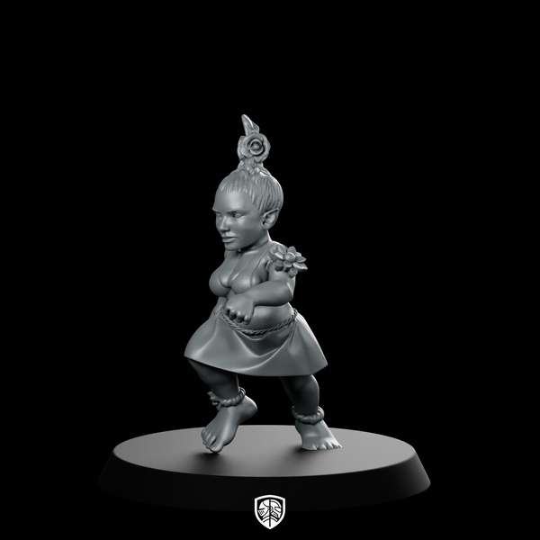 Miniature Flower Dancer Bust