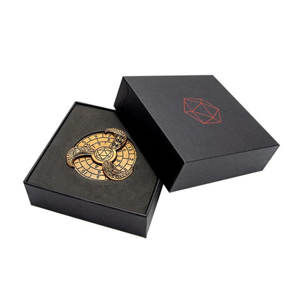 Prophecy Wheel | Dice Spinner | Ancient Gold - Tabletop Dominion - We Print Miniatures