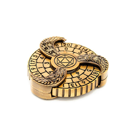 Prophecy Wheel | Dice Spinner | Ancient Gold - Tabletop Dominion - We Print Miniatures