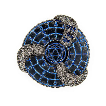 Prophecy Wheel | Dice Spinner | Black & Blue - Tabletop Dominion - We Print Miniatures
