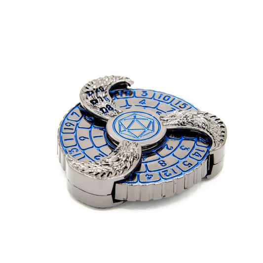 Prophecy Wheel | Dice Spinner | Black & Blue - Tabletop Dominion - We Print Miniatures