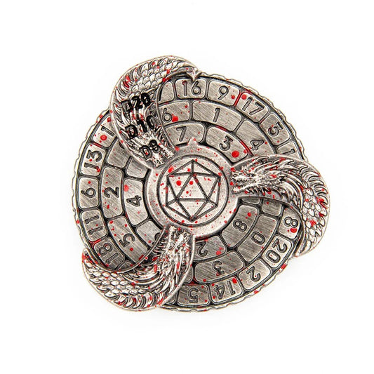 Prophecy Wheel | Dice Spinner | Blood Spatter - Tabletop Dominion - We Print Miniatures