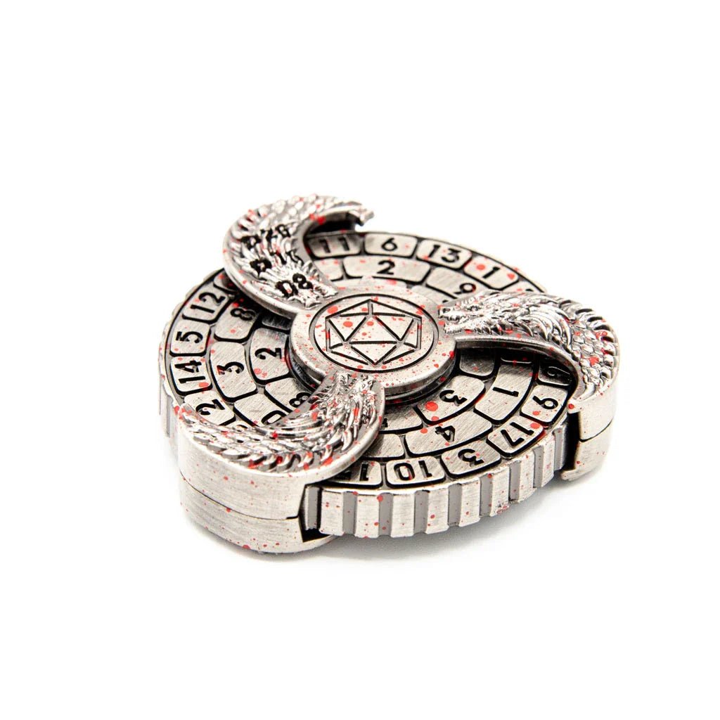 Prophecy Wheel | Dice Spinner | Blood Spatter - Tabletop Dominion - We Print Miniatures