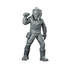 Protein Farmer 2 Miniature Hazmat Sci-Fi Villain Miniature 360 Spin 01
