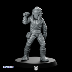 Protein Farmer 2 Miniature Hazmat Sci-Fi Villain