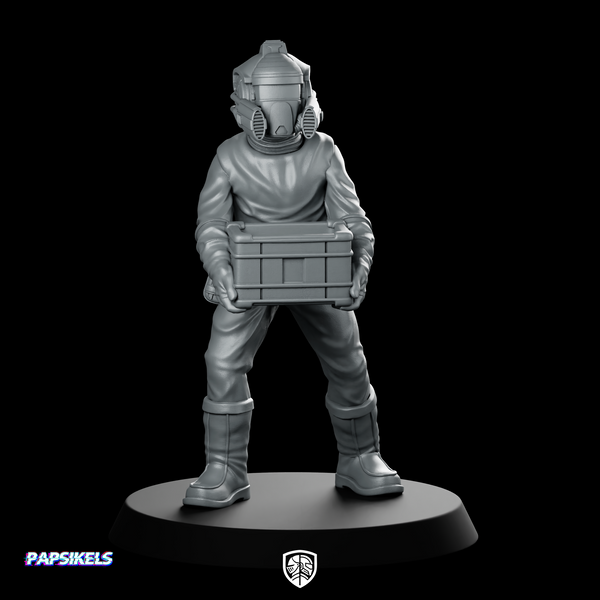 Protein Farmer 5 Miniature Hazard Suit Operative