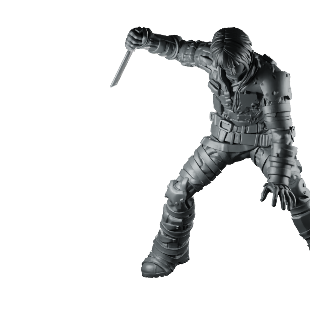 Provisional Safeguard Unit 2 Miniature Rogue Blade Operative Miniature 360 Spin 01