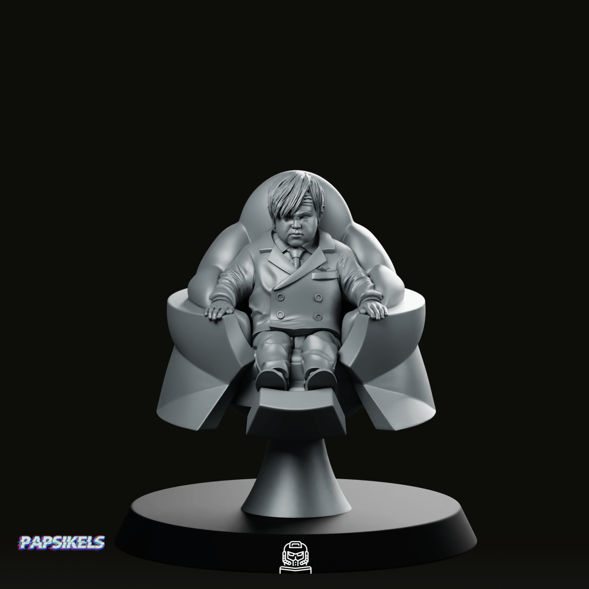 Psychic Powered Children Masaru Miniature - Papsikels Miniatures - We Print Miniatures
