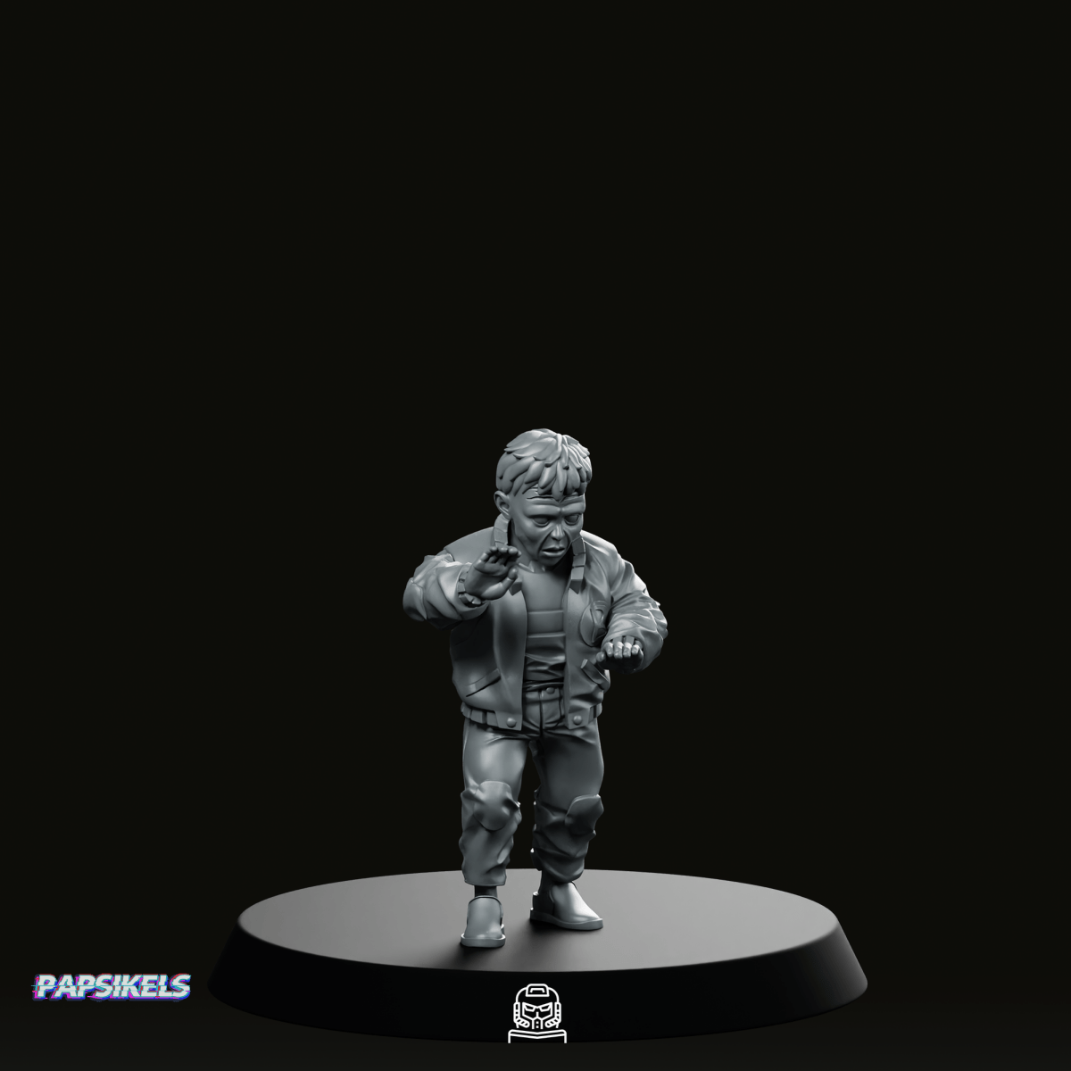 Psychic Powered Children Takashi Miniature - Papsikels Miniatures - We Print Miniatures