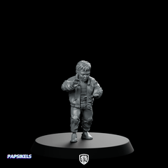 Psychic Powered Children Takashi Miniature Sci - Fi Psion - Papsikels Miniatures - We Print Miniatures