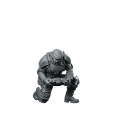 Psycho Tracers v1 Cyberpunk Miniature Kneeling Photographer Operative - Unit9 - We Print Miniatures