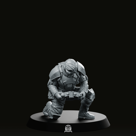 Psycho Tracers v1 Miniature - Unit9 - We Print Miniatures