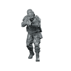 Psycho Tracers v2 Cyberpunk Miniature Rifleman Operative - Unit9 - We Print Miniatures