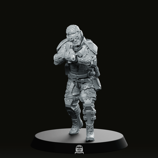 Psycho Tracers v2 Miniature - Unit9 - We Print Miniatures