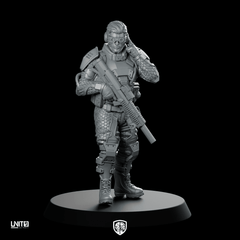 Psycho Tracers v3 Cyberpunk Miniature Rifle Operative - Unit9 - We Print Miniatures