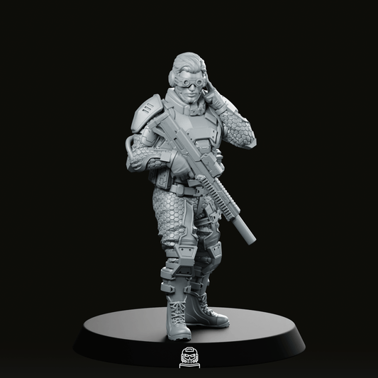 Psycho Tracers v3 Miniature - Unit9 - We Print Miniatures