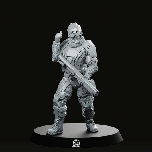 Psycho Tracers v4 Miniature - Unit9 - We Print Miniatures