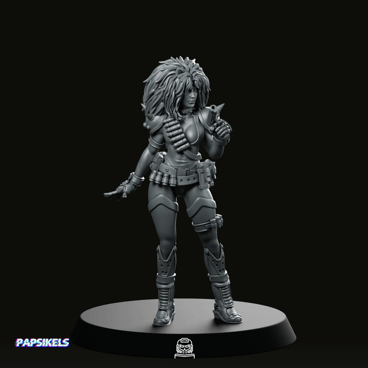Puma Sister B1 Miniature Cyberpunk Operative Gunslinger