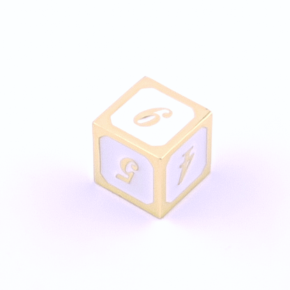 Pure Noble | Solid Metal Dice | 7 piece Set - Tabletop Dominion - We Print Miniatures
