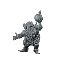 Qimmi Stedfast Miniature Dwarf Alchemist Miniature 360 Spin 01