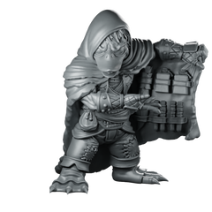 Quacker Jack Shady Mallard Merchant Thief Miniature Miniature 360 Spin 01
