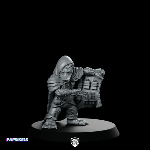 Quacker Jack Shady Mallard Merchant Thief Miniature - Papsikels Miniatures - We Print Miniatures