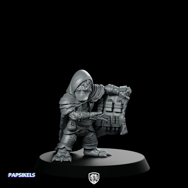 Quacker Jack Shady Mallard Merchant Thief Miniature - Papsikels Miniatures - We Print Miniatures