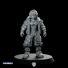 Quadro Kantos Gang Member Trixie Ann Gonazales - Papsikels Miniatures - We Print Miniatures