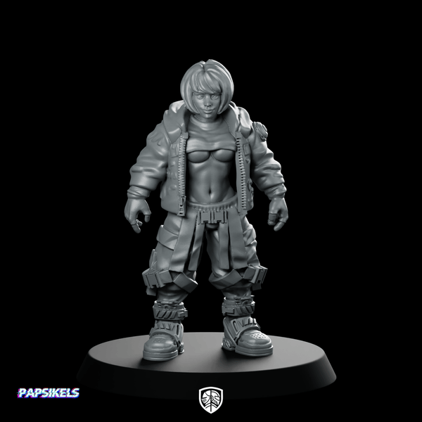 Quadro Kantos Gang Member Trixie Ann Gonazales - Papsikels Miniatures - We Print Miniatures
