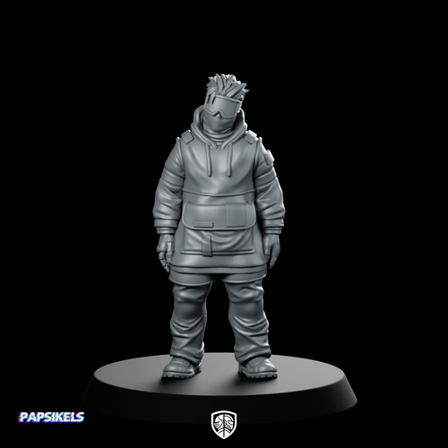 Quadro Kantos Night Runner Katashi Street Runner - Papsikels Miniatures - We Print Miniatures