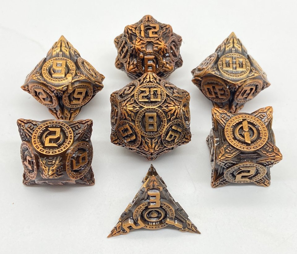 Quantum Relic | Solid Metal | 7 Piece Set - Tabletop Dominion - We Print Miniatures