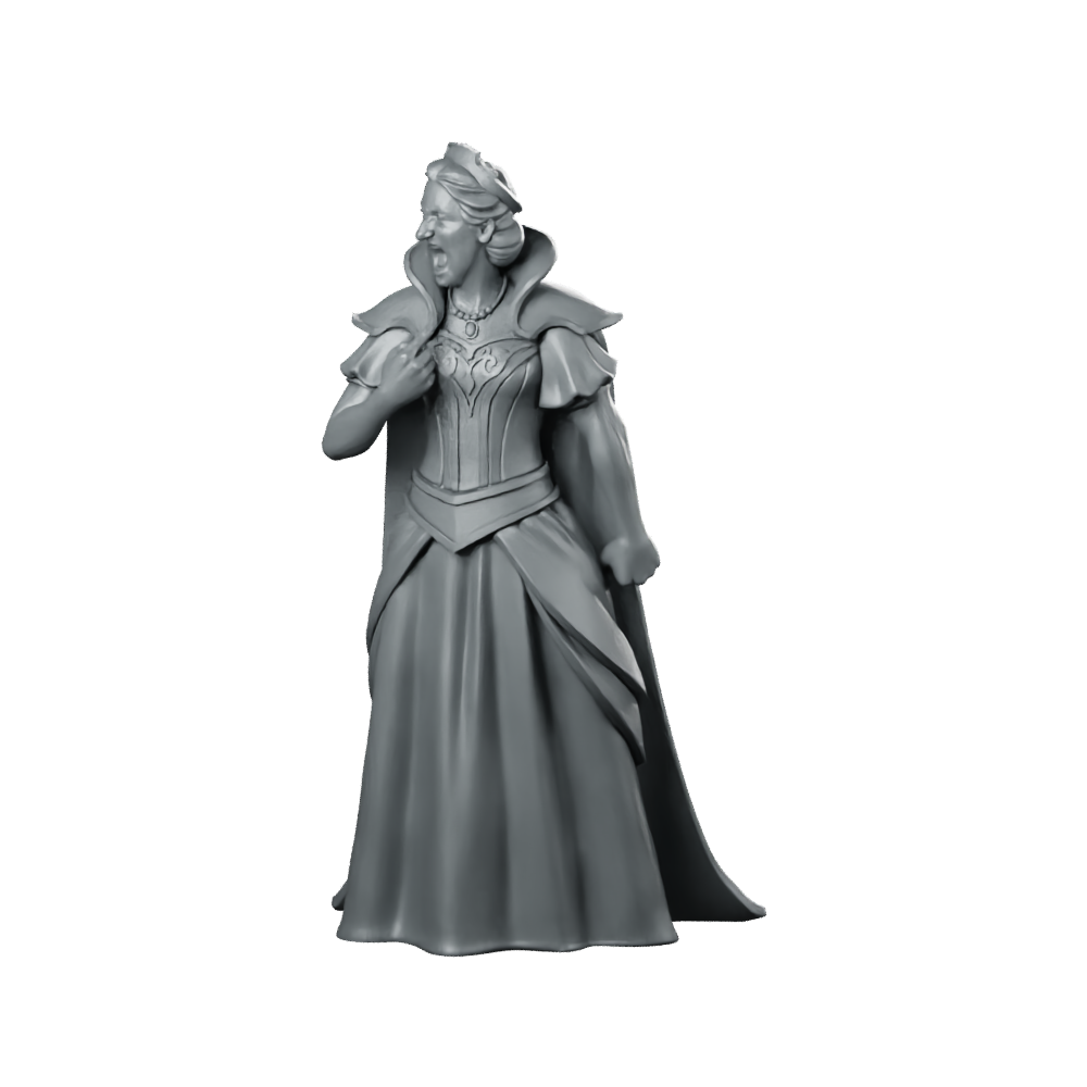 Queen Miniature Noblewoman Duchess Miniature 360 Spin 01