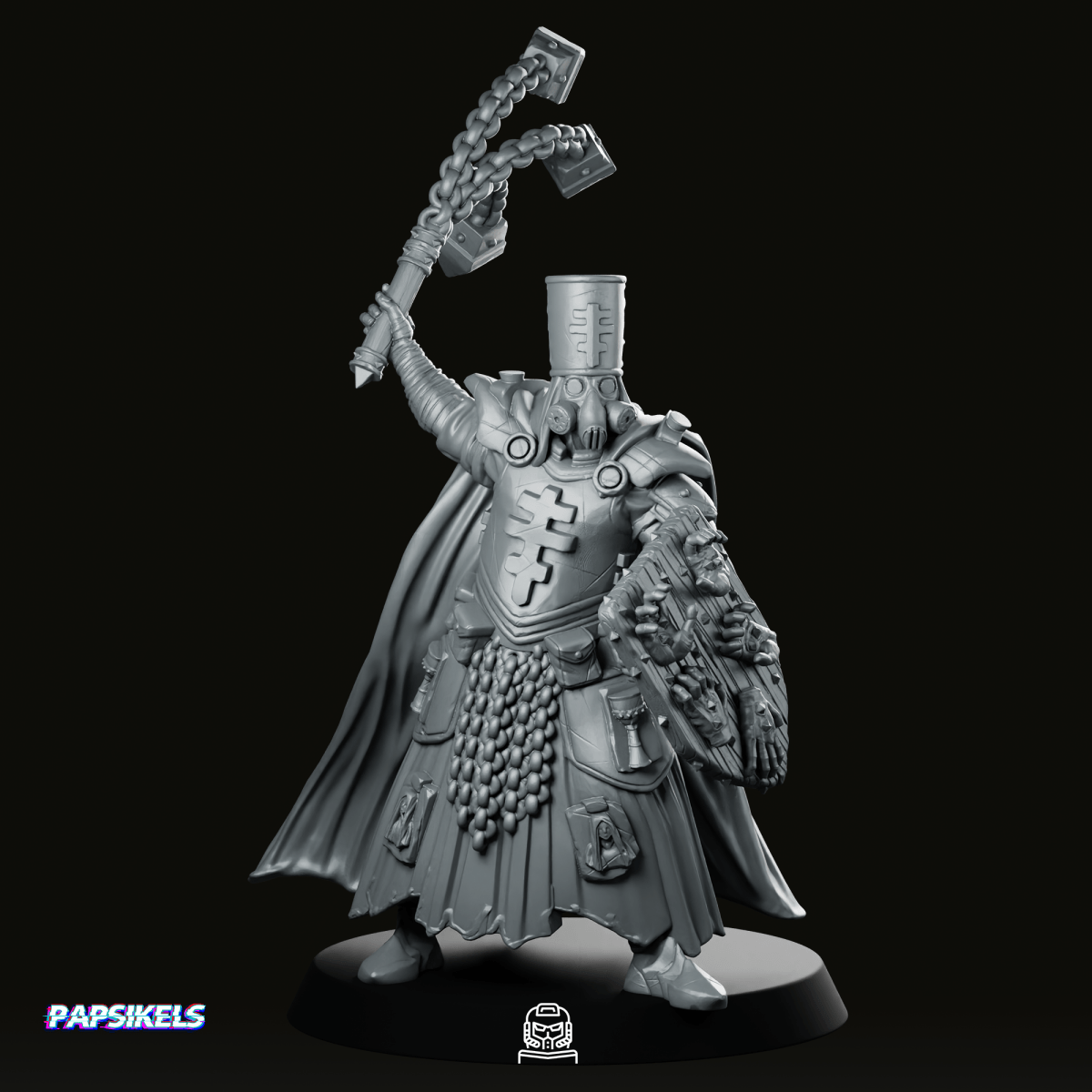 Quiapo Castigator 2 Trench Crusade Miniature - Papsikels Miniatures - We Print Miniatures