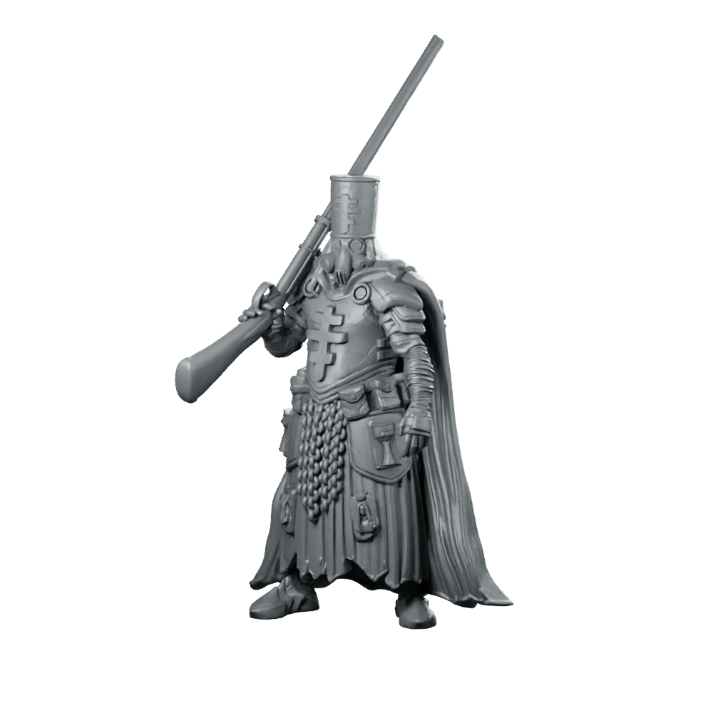 Trench Soldier Quiapo Castigator 3 Miniature Heavy - Papsikels Miniatures - We Print Miniatures