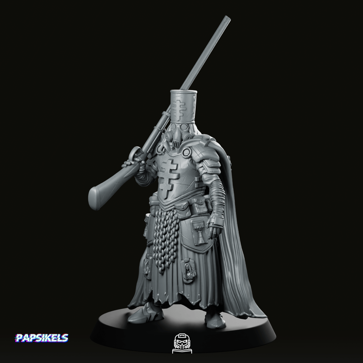 Quiapo Castigator 3 Trench Crusade Miniature - Papsikels Miniatures - We Print Miniatures