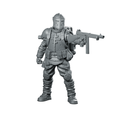 Trench Crusade Quiapo Combat District Engineer 1 Miniature - Papsikels Miniatures - We Print Miniatures