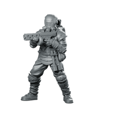 Trench Crusade Quiapo Combat District Engineer 2 Miniature - Papsikels Miniatures - We Print Miniatures
