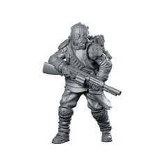 Trench Crusade Quiapo Combat District Engineer 3 Miniature - Papsikels Miniatures - We Print Miniatures