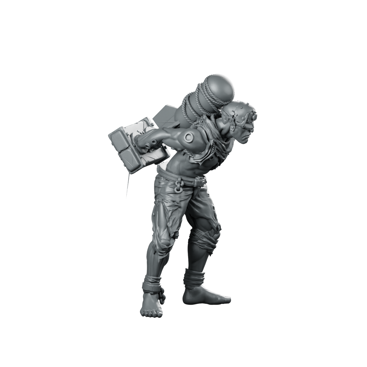 Quiapo Sacrificial Prisoner 2 Sci fi Miniature Miniature 360 Spin 01