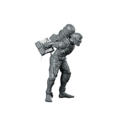Quiapo Sacrificial Prisoner 2 Sci fi Miniature Miniature 360 Spin 01