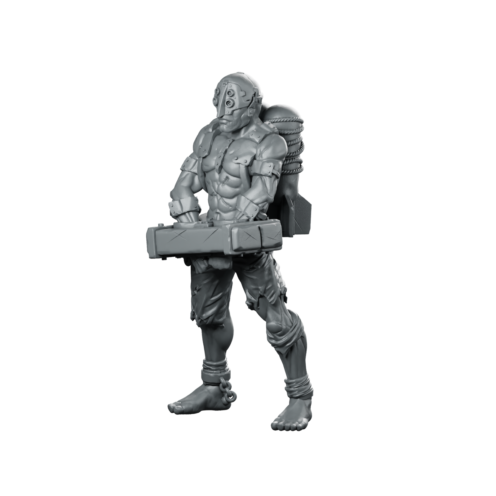 Quiapo Sacrificial Prisoner 3 Sci fi Miniature Miniature 360 Spin 01