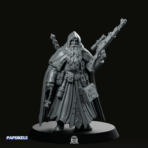 Quiapo Sniper Priest 2 Miniature - Papsikels Miniatures - We Print Miniatures